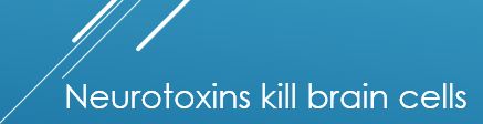 "Neurotoxins impact brain cell health"